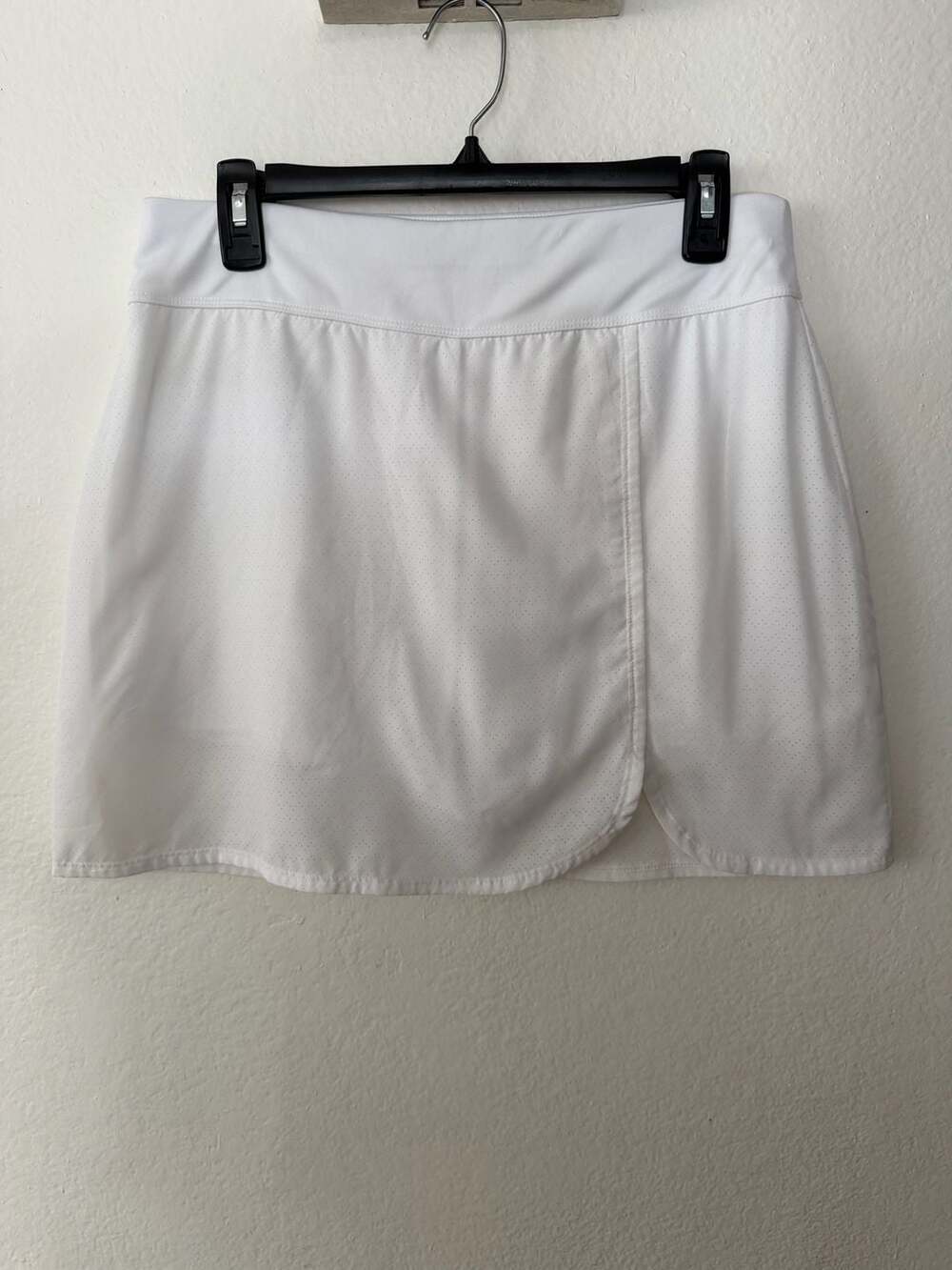 Callaway White Perforated Golf Skort With Built-in Shorts